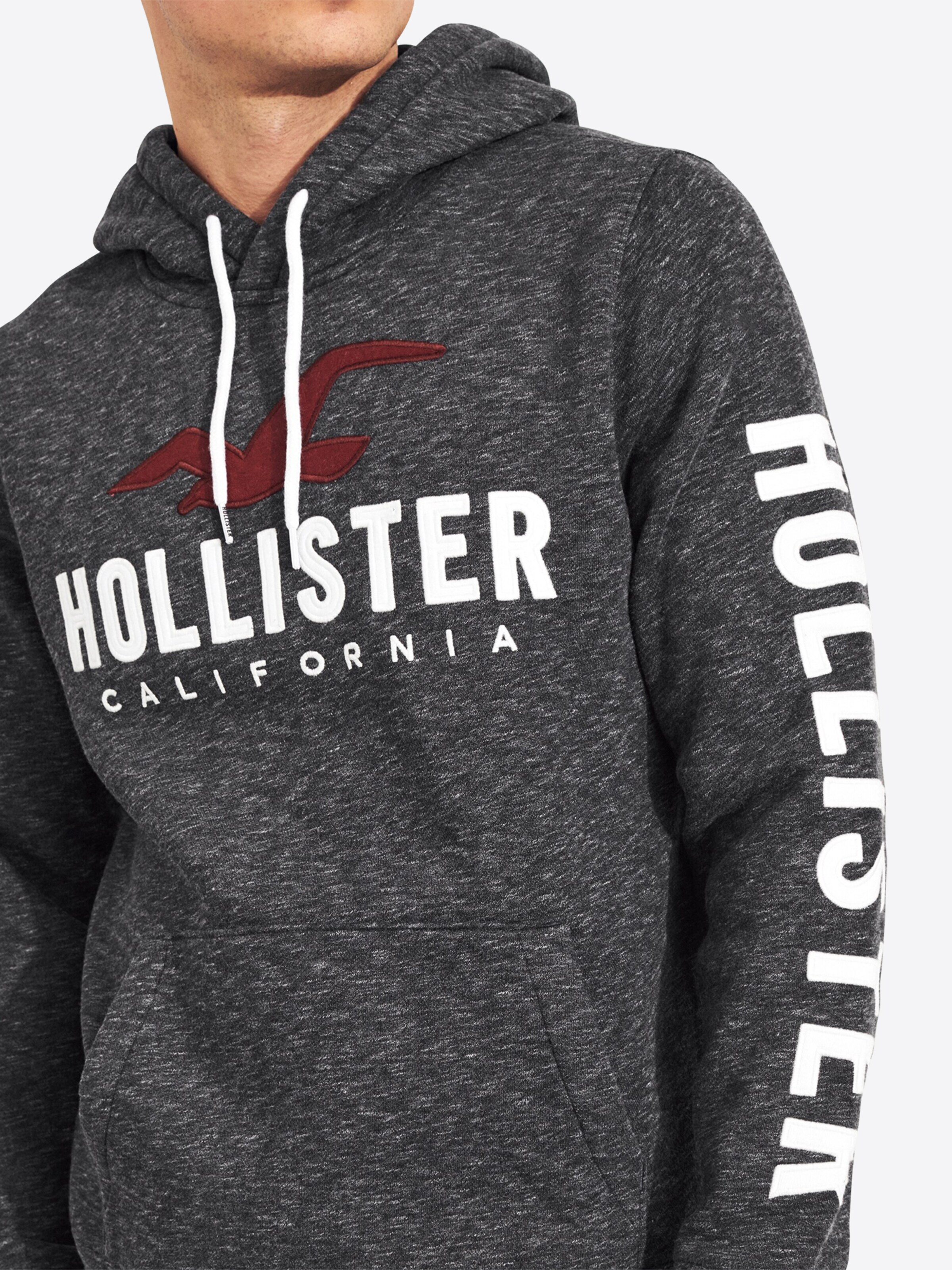 hollister hoodie schwarz