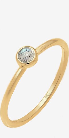 ELLI Ring 'Bandring' in Goud: voorkant
