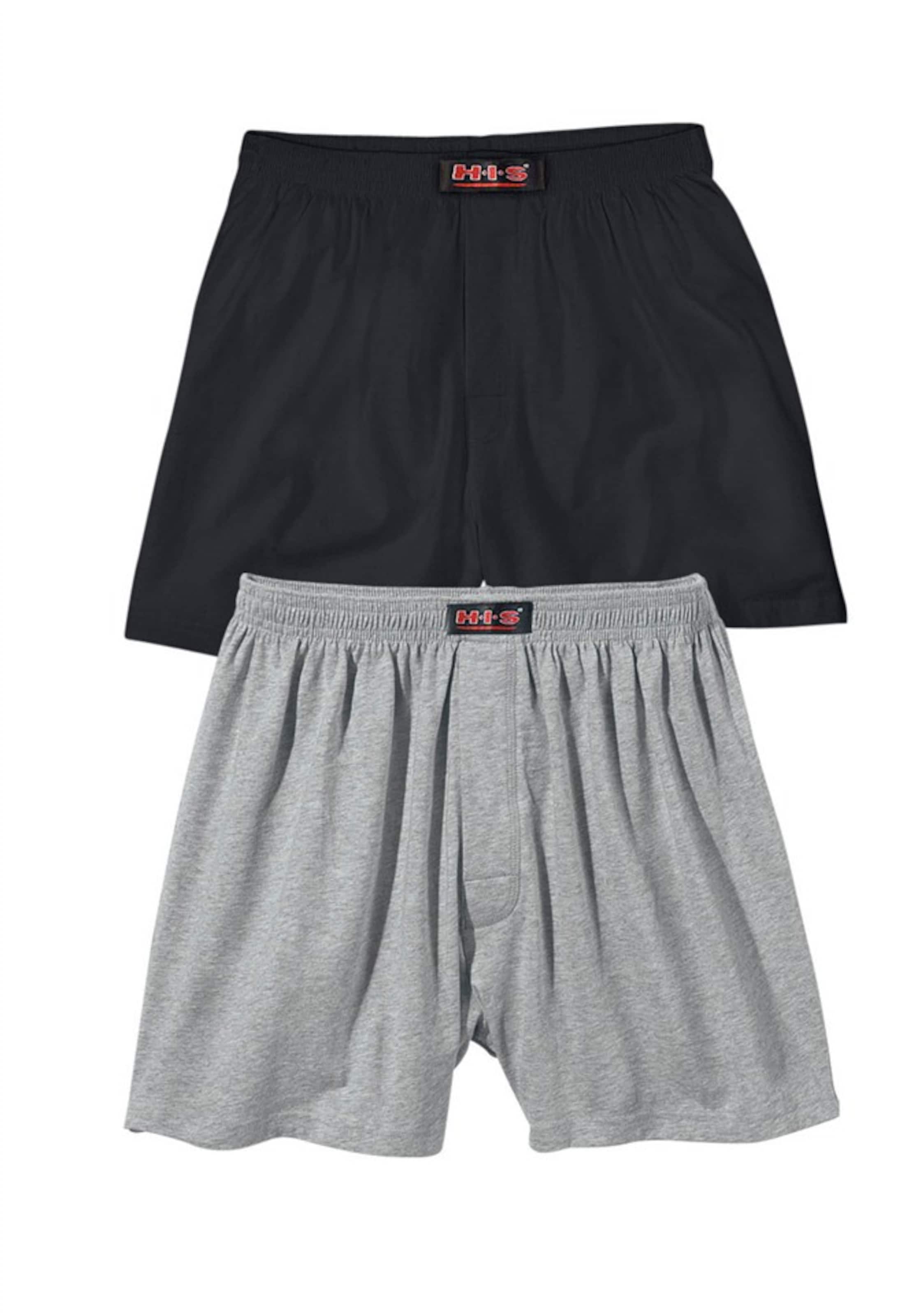 H.I.S - Calzoncillo boxer en gris: frente