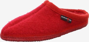 HAFLINGER Slippers in Red: front