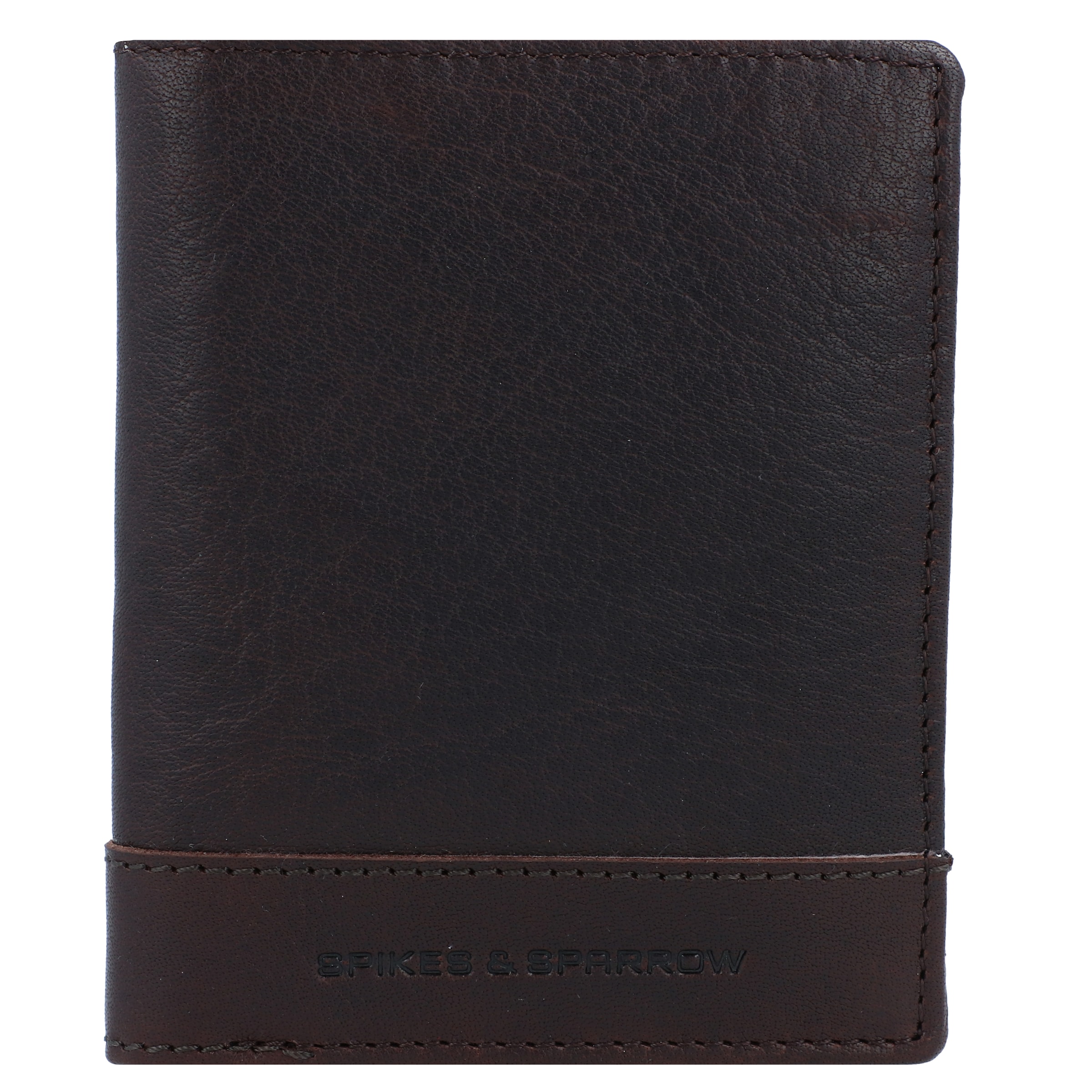 Spikes & Sparrow Portemonnaie in Braun: Vorderseite
