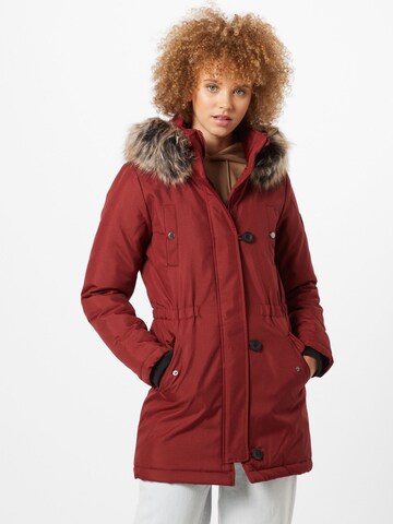 Parka d’hiver 'IRIS' ONLY en rouge : devant