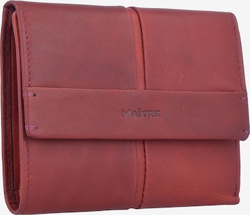 Maître Portemonnee 'Dalene' in Rood