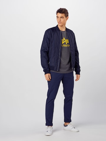 ALPHA INDUSTRIES - Camiseta en gris