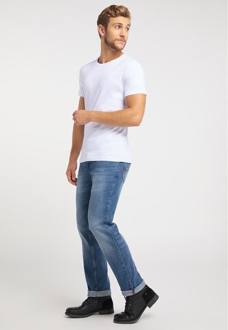 MUSTANG T-Shirt 'Aaron' in Weiß