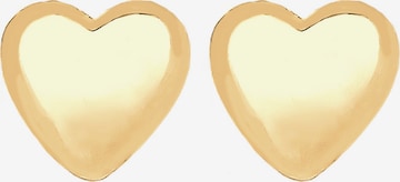 ELLI PREMIUM Ohrringe 'Herz' in Gold