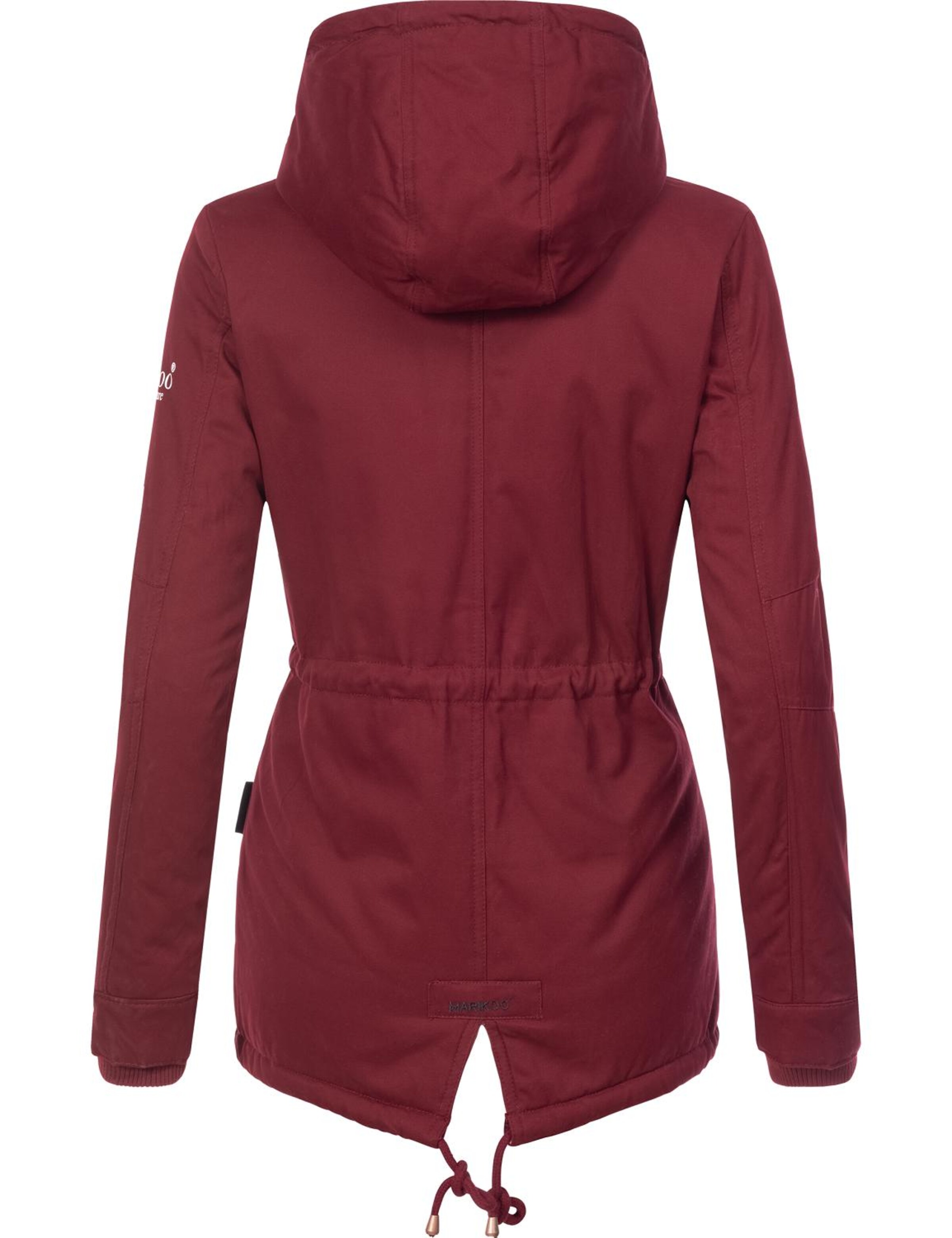 MARIKOO Winterparka 'Manolya' in Rot
