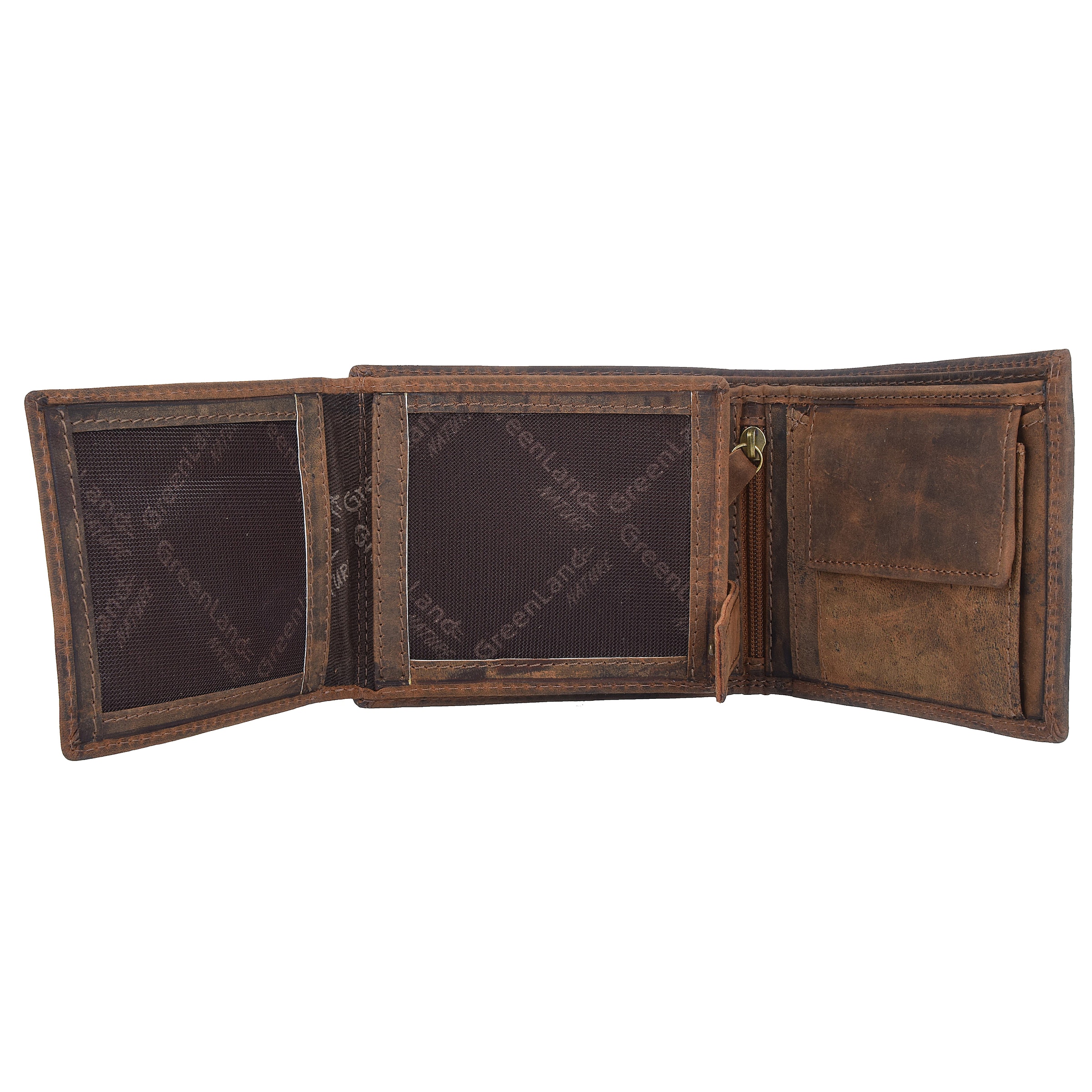 Portamonete 'Montenegro' di Greenland Nature in marrone