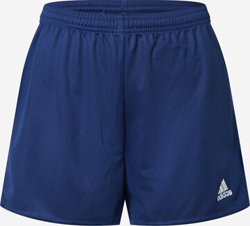 ADIDAS SPORTSWEAR Workout Pants 'Parma 16' in Blue: front