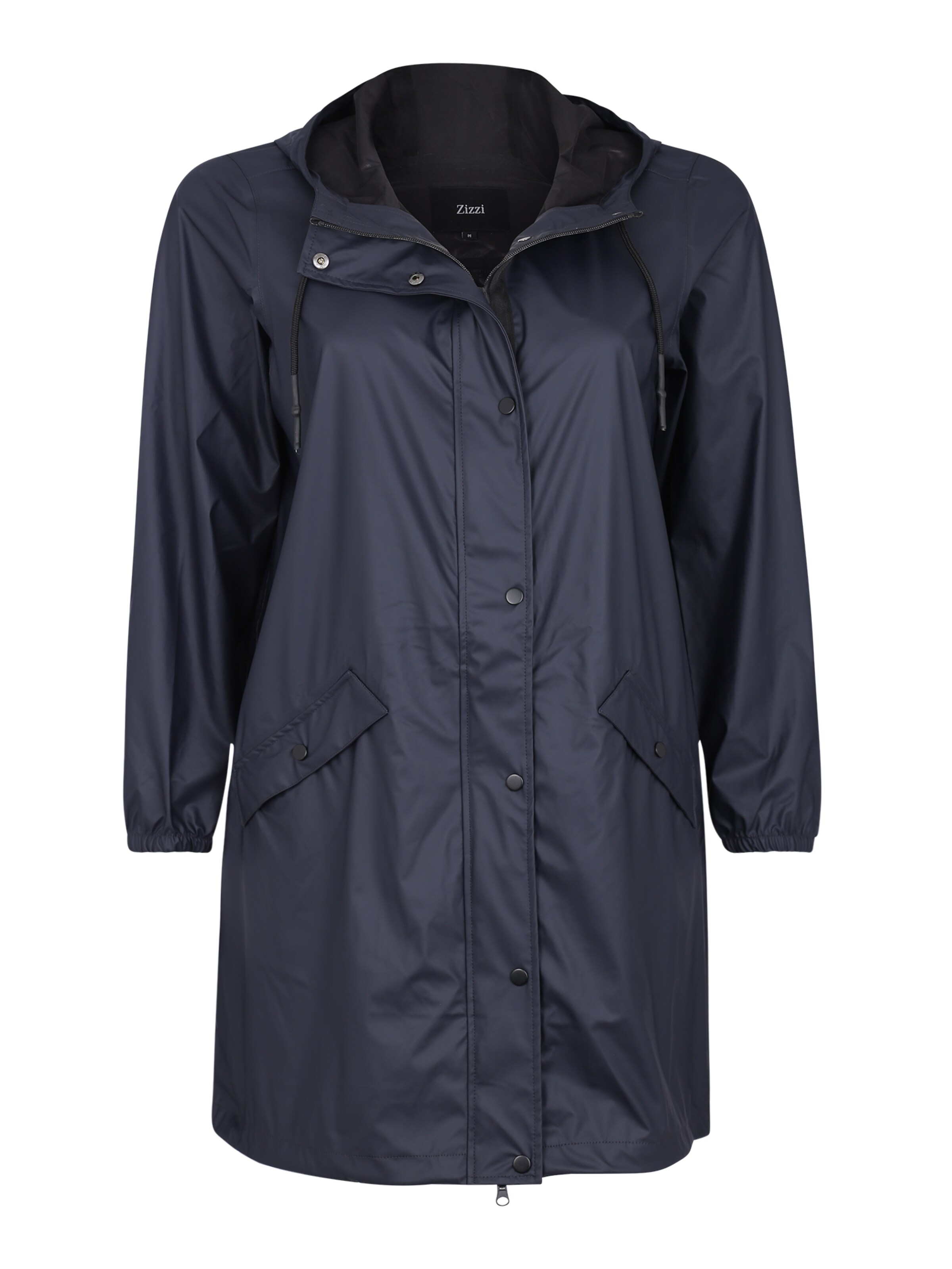 Zizzi - Tussenmantel in de kleur Nachtblauw