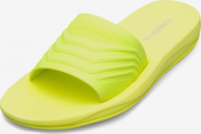 CAMPER Mule 'Match' en jaune fluo, Vue avec produit