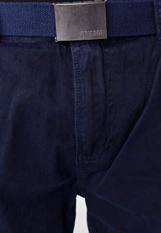 INDICODE JEANS Regular Trousers ' Blixt ' in Blue