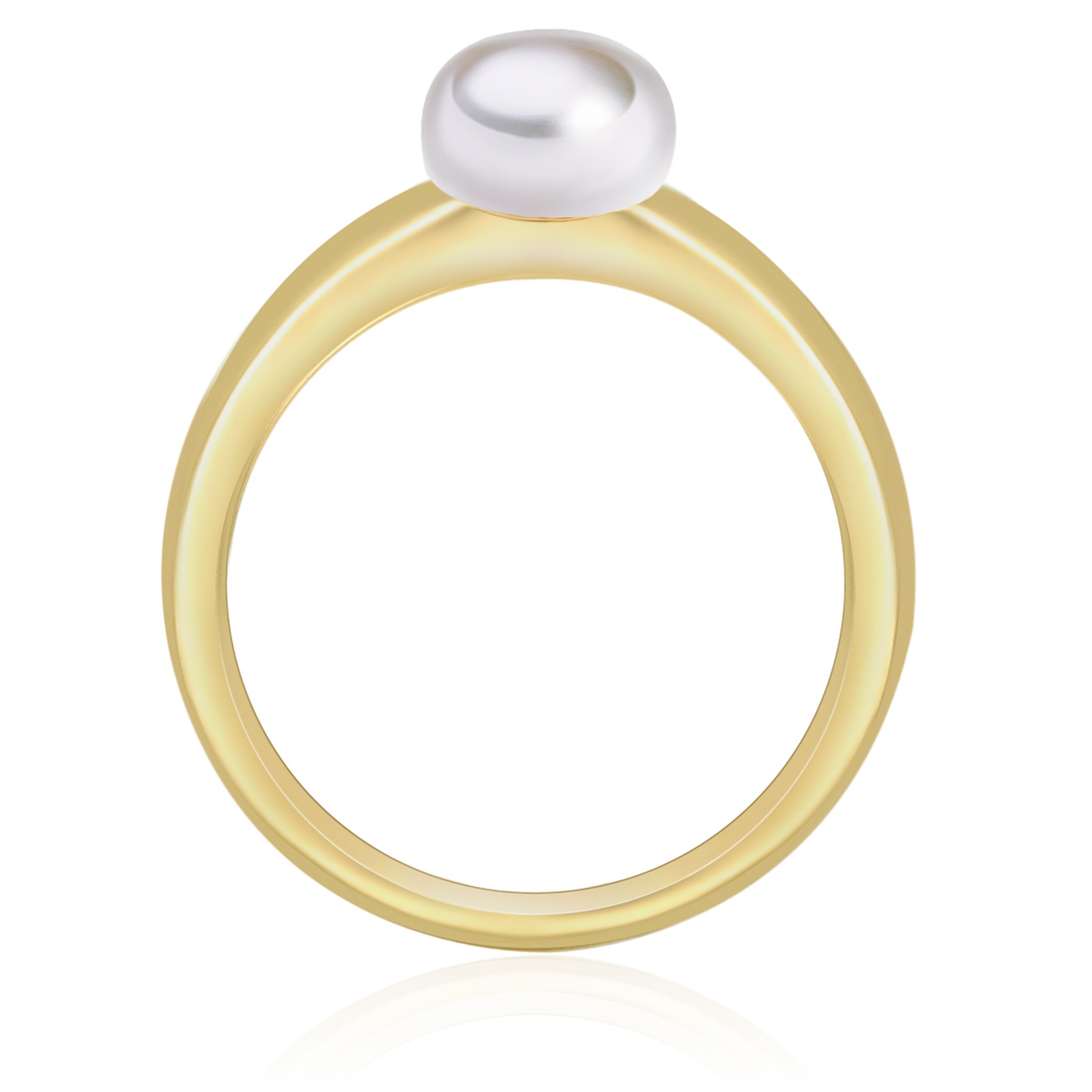 Valero Pearls Ring in Gold: front