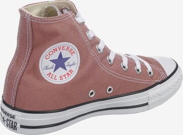 CONVERSE Trampki wysokie 'Chuck Taylor All Star' w kolorze czerwony