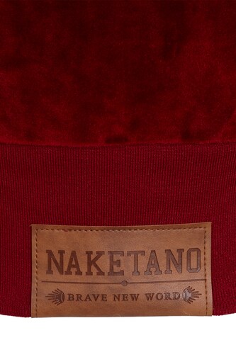 naketano Hoody 'SUP Mack' in Rot