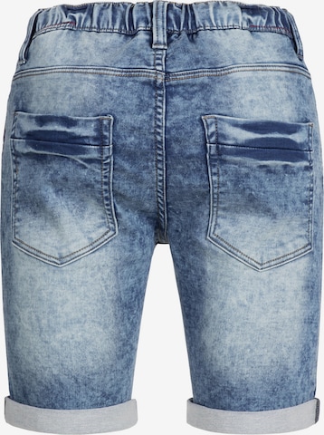 INDICODE JEANS Slimfit Broek 'Kadin Shorts' in Blauw