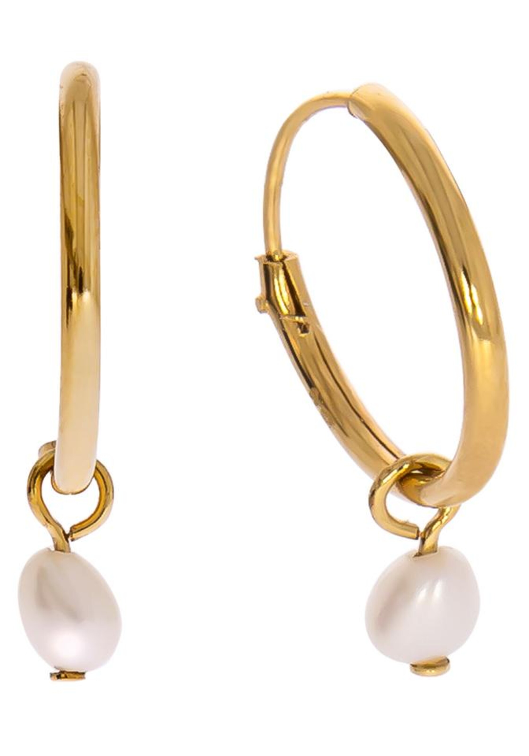 Boucles d'oreilles FIRETTI en or : devant