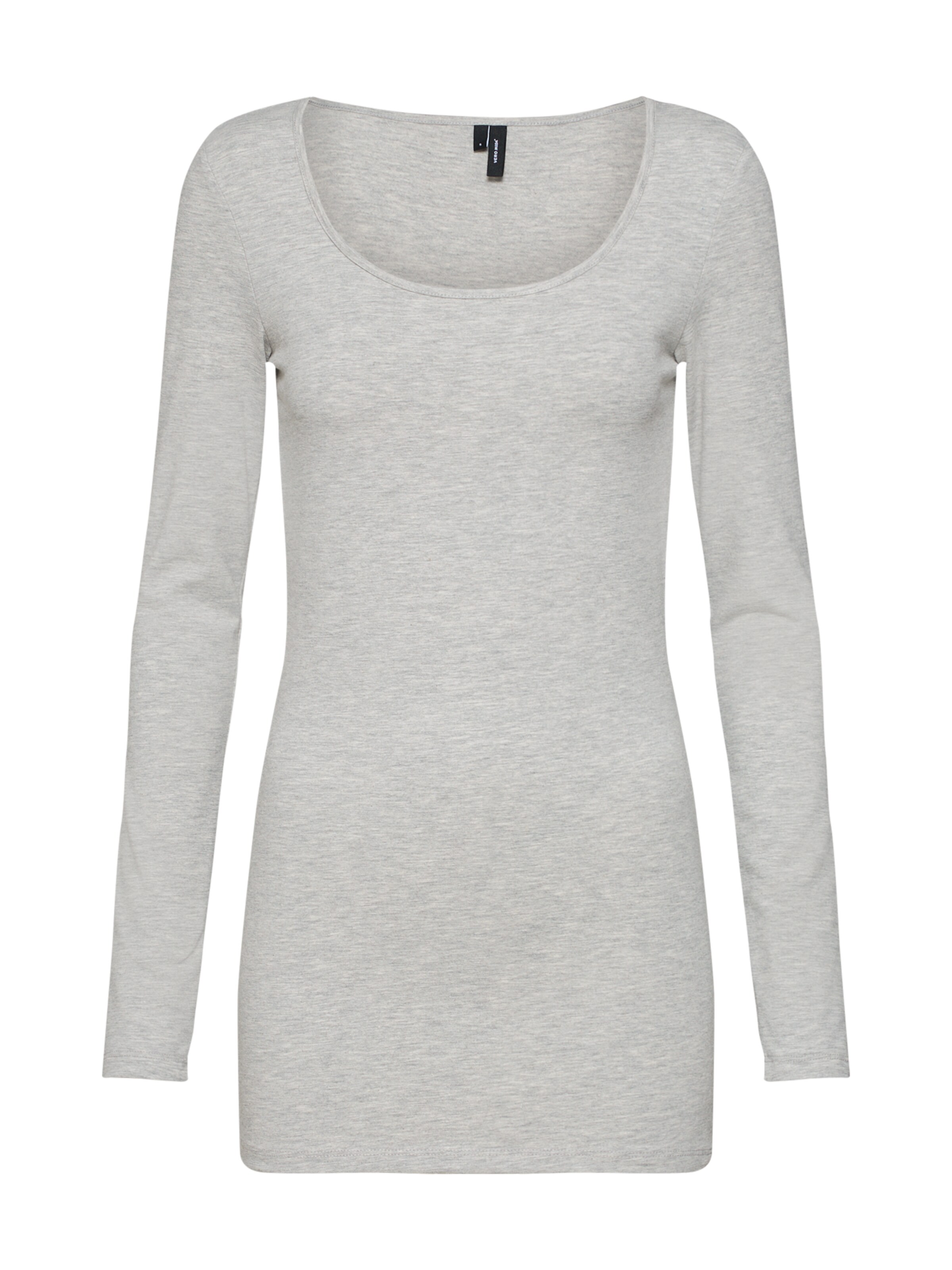 Black Full Sleeve Top For Women Vero Moda Vmmaxi My Ls Soft Long U-neck Noos (VM10152908 Basic Long Sleeve Tops Women