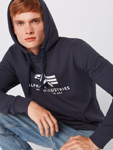 Sweat-shirt ALPHA INDUSTRIES en bleu