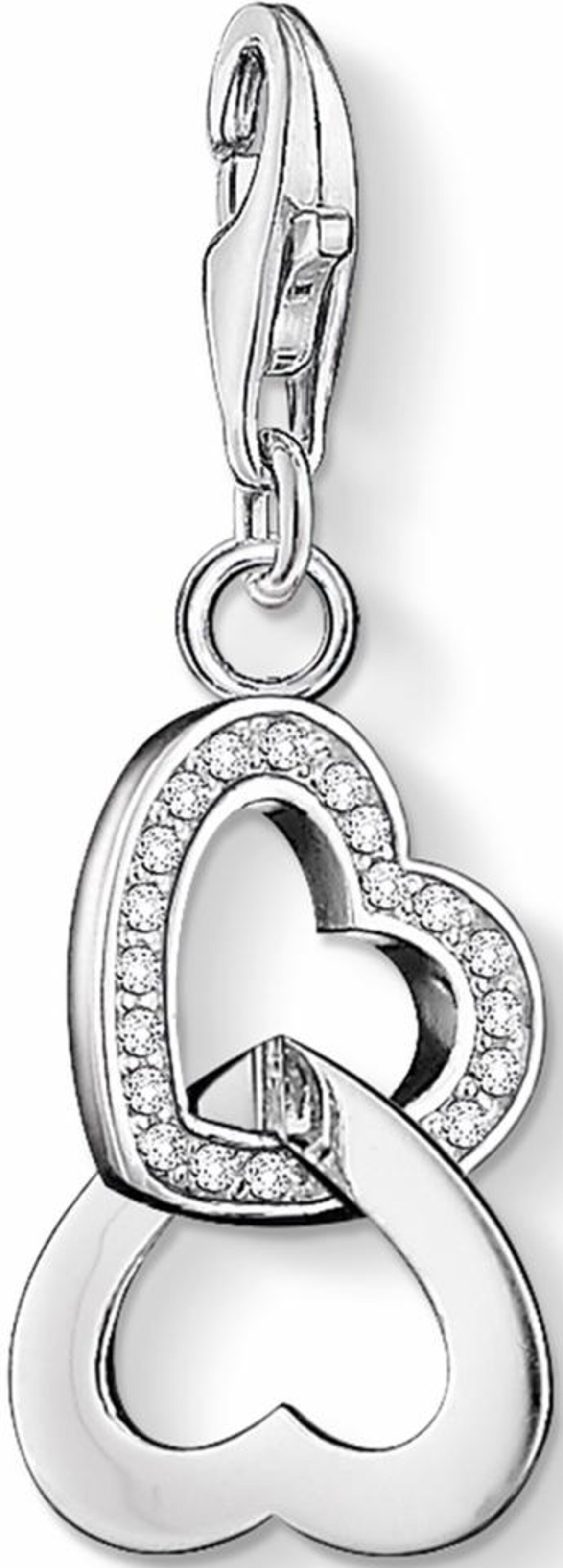 Thomas Sabo Anhänger 'Herz' in Silber: Vorderseite