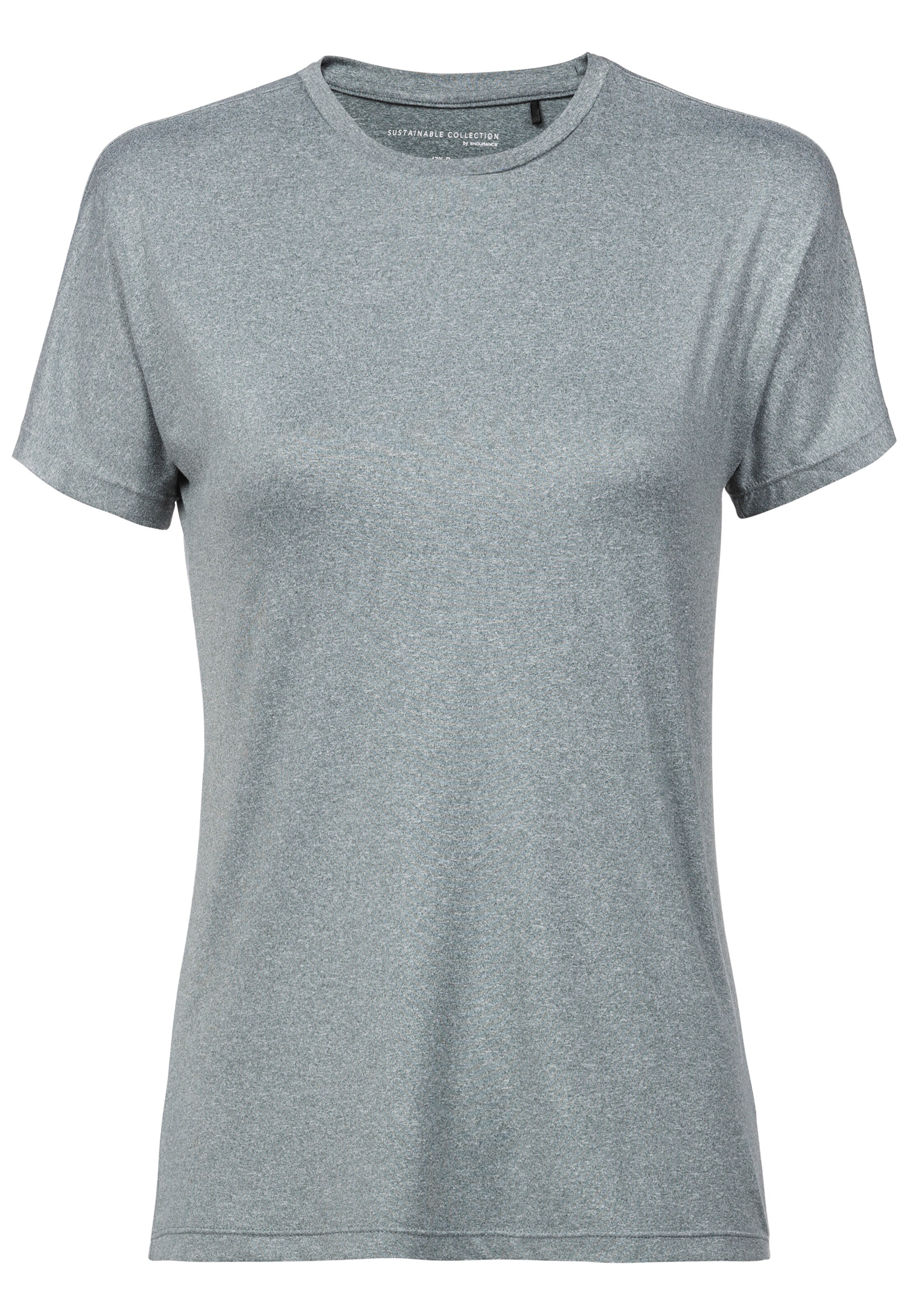 ENDURANCE - T-Shirt 'Eirene' in graumeliert
