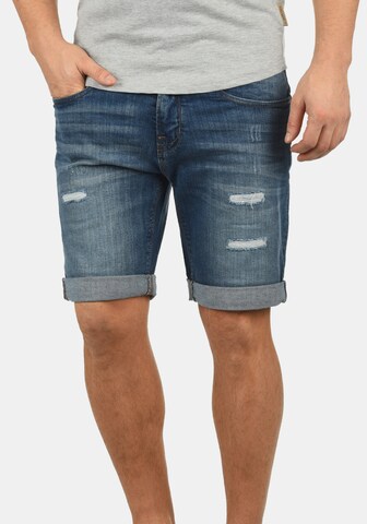 INDICODE JEANS Regular Jeansshorts 'Hallow' in Blau: predná strana