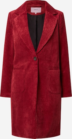 Manteau mi-saison 'Astrid' ONLY en rouge : devant