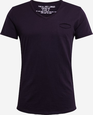 Key Largo T-Shirt 'Soda' in Schwarz: front