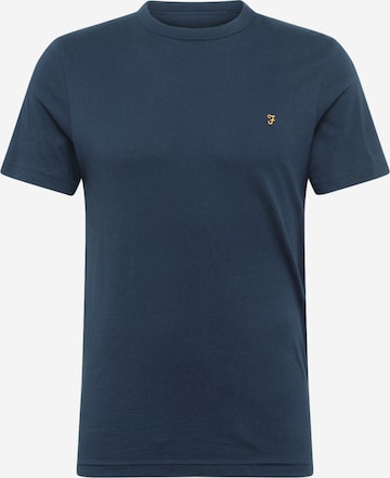FARAH Regular fit Majica 'Danny' | modra barva: sprednja stran