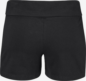 BEACH TIME Slimfit Strandshorts in Schwarz