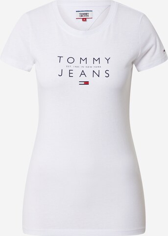 Tommy Jeans Majica | bela barva: sprednja stran