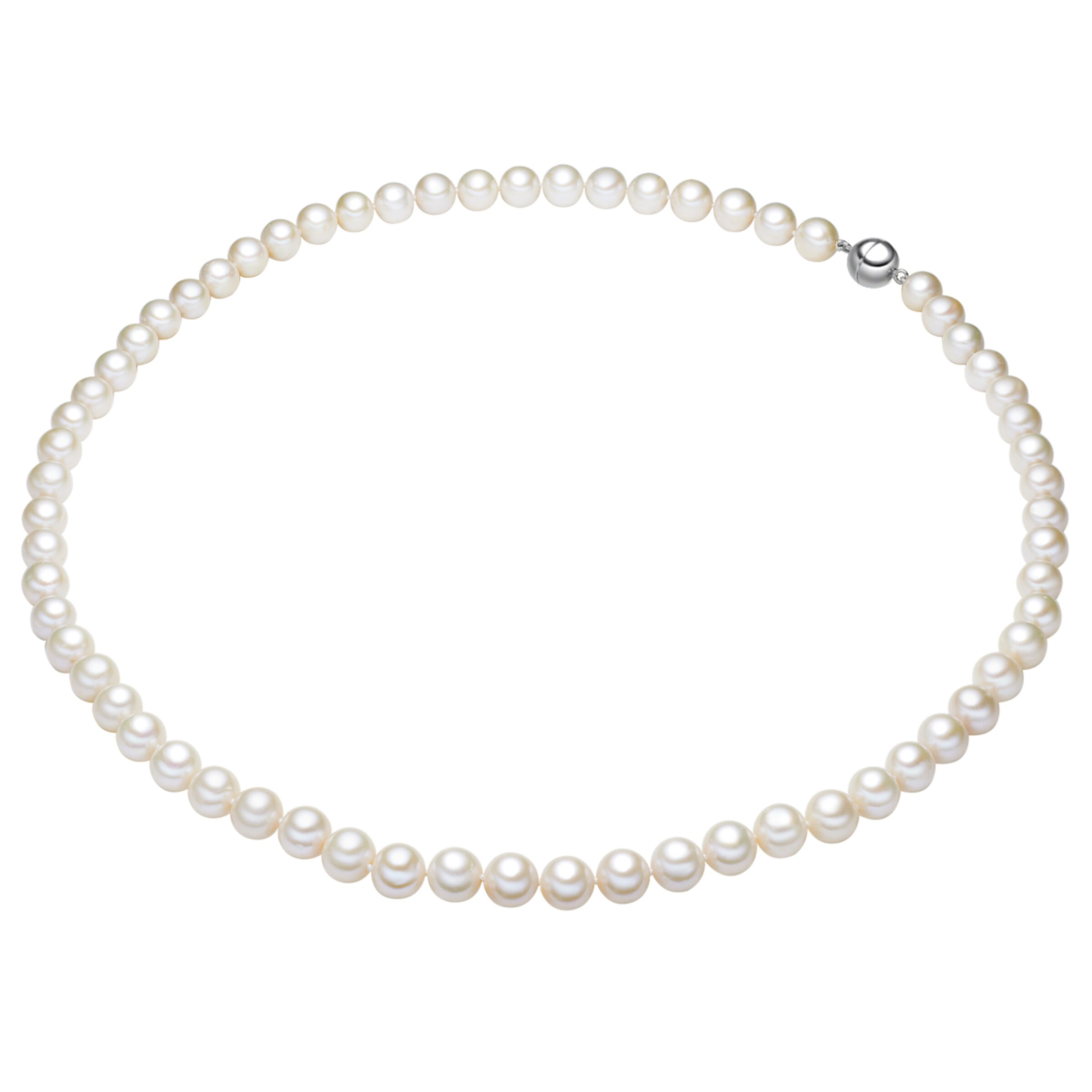 Collana di Valero Pearls in bianco: frontale