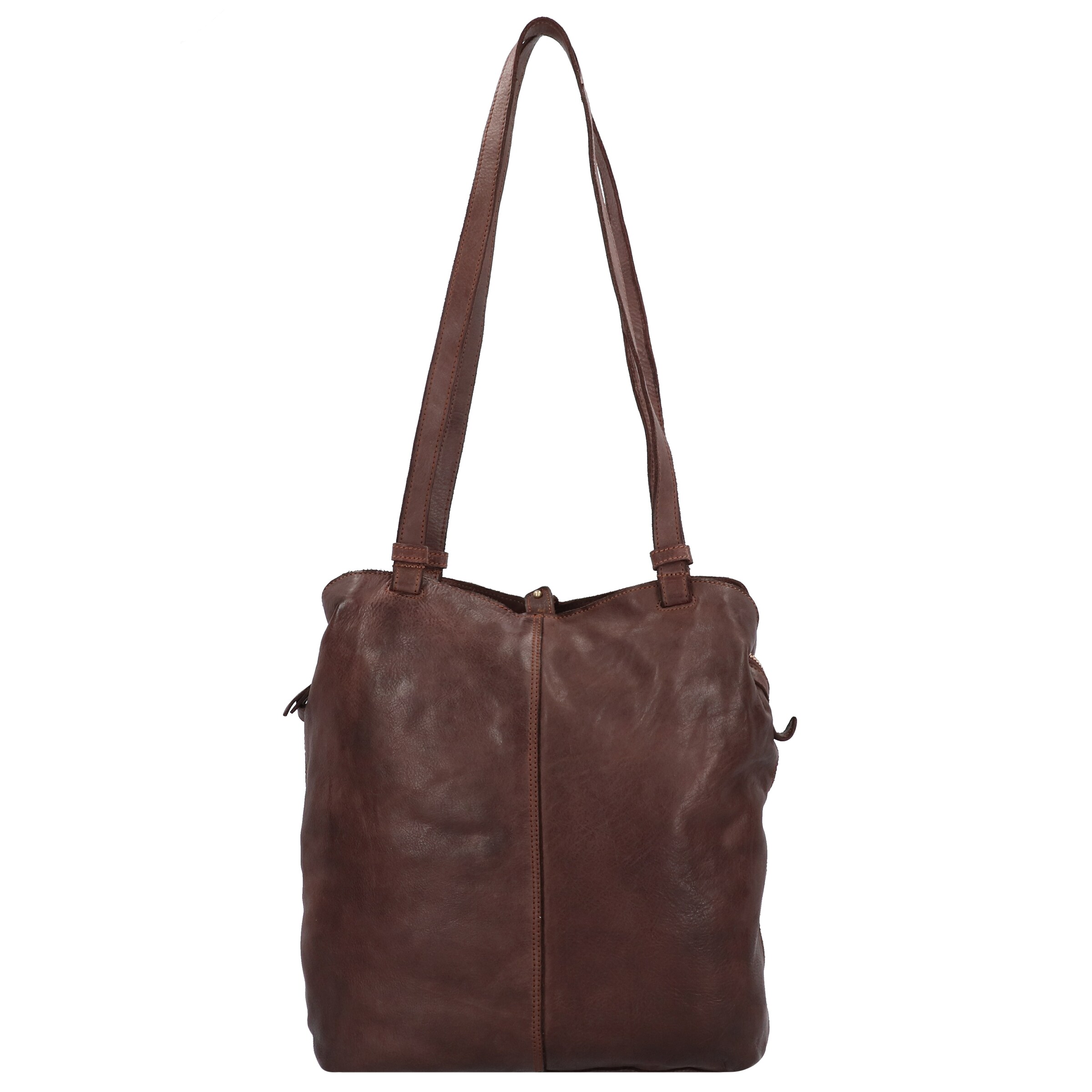 Harold's Shoulder Bag 'Submarine' in Brown: front