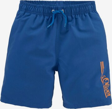 s.Oliver Swim Trunks in Blue: front