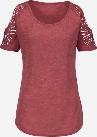 T-shirt VIVANCE en rouge : devant