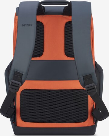 Delsey Paris Backpack 'Securflap' in Orange