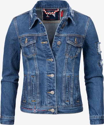 NAVAHOO Between-season jacket 'Pamuyaa' in Blue: front