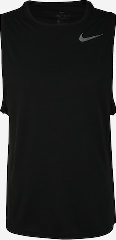 Coupe regular T-Shirt fonctionnel 'Superset' NIKE en noir : devant