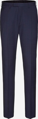 Digel Regular Pleat-Front Pants in Blue: front