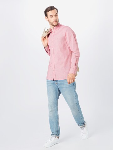 TOMMY HILFIGER Slim fit Overhemd in Roze