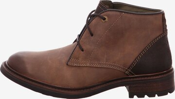 JOSEF SEIBEL Lace-Up Boots in Brown