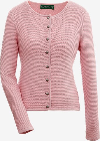 COUNTRY LINE Knitted Janker in Pink: front