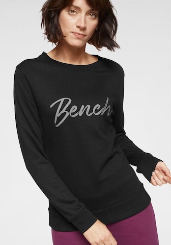 Sweat-shirt BENCH en noir : devant