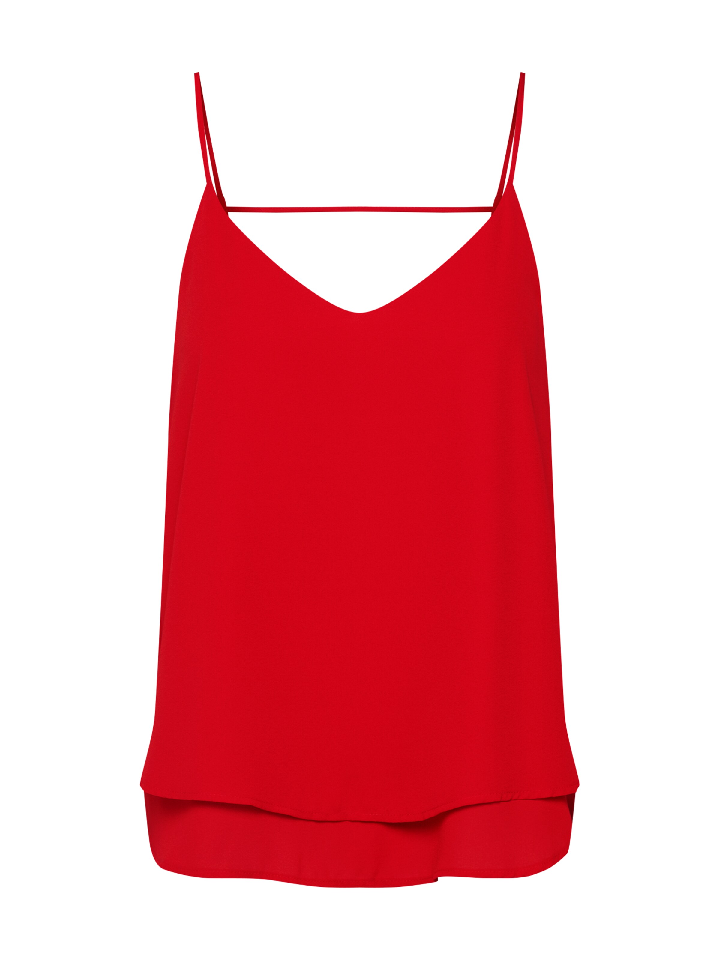 PIECES - Top 'Bodil' in de kleur Rood