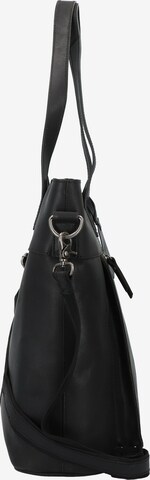 Burkely Schultertasche 'Vintage Jade' in Schwarz