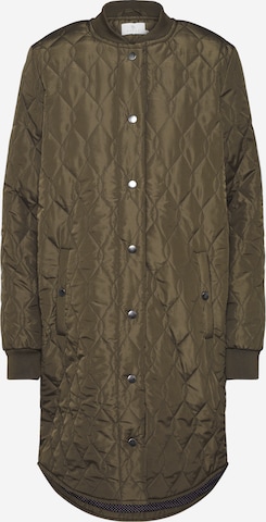 Kaffe Between-Seasons Coat 'Shally' in Green: front