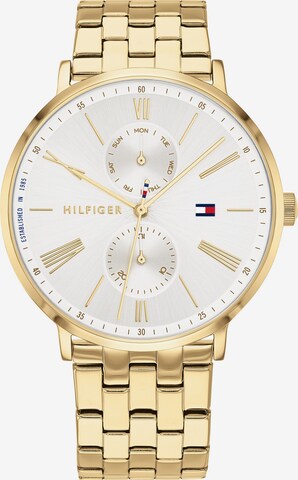 TOMMY HILFIGER Analoguhr in Gold: predná strana