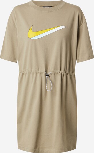 Nike Sportswear Kleid in hellbraun / gelb / weiß, Produktansicht