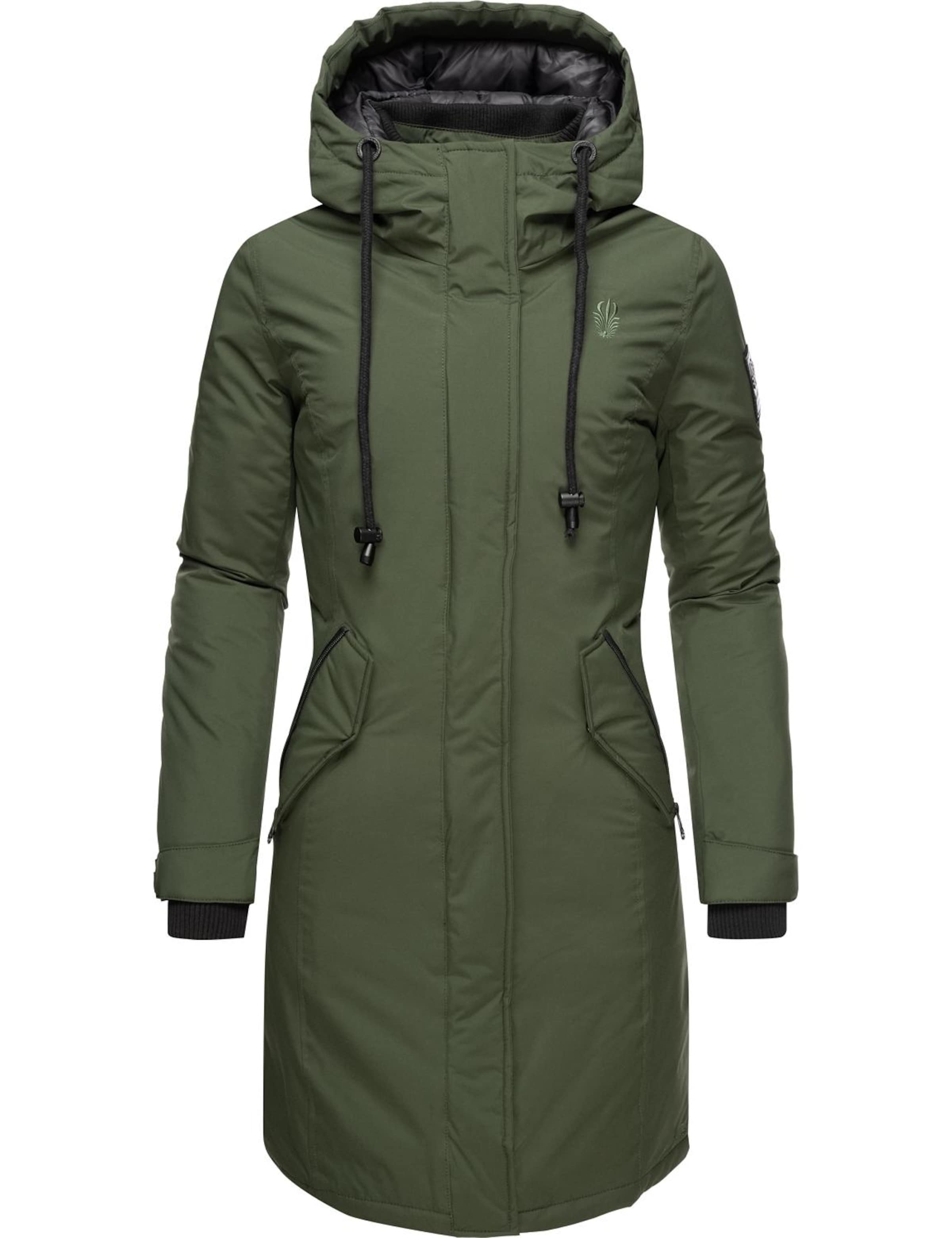 Manteau d’hiver NAVAHOO en vert : devant