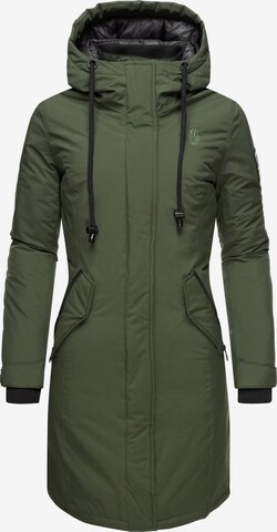 NAVAHOO Winter coat in Green: front